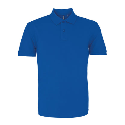 Bright Royal - Front - Asquith & Fox Mens Organic Classic Fit Polo Shirt