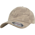 Dark Beige Camo - Front - Flexfit by Yupoong Light Camo Cap