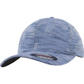 Blue - Front - Flexfit by Yupoong Jacquard Knit Cap