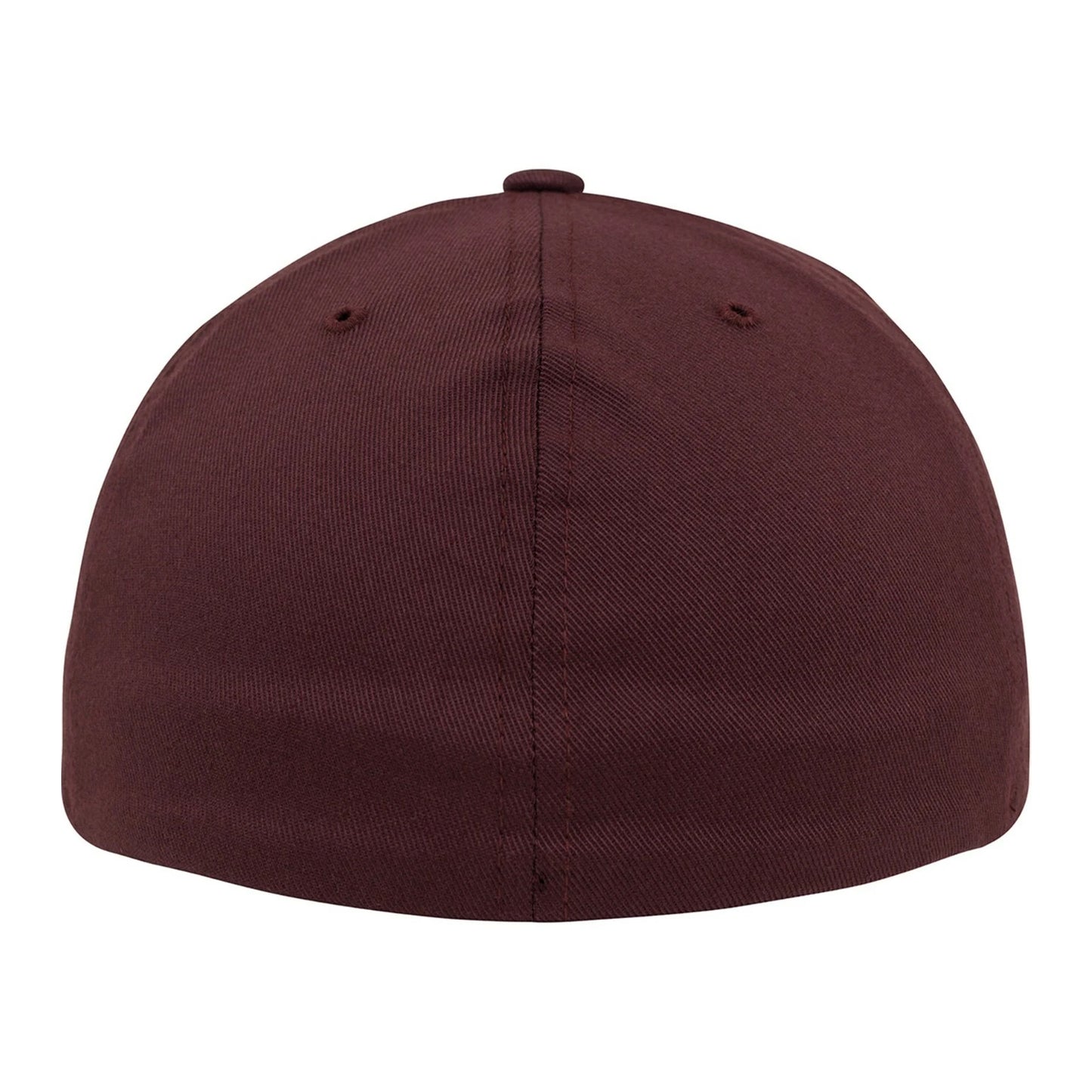 Maroon - Back - Flexfit by Yupoong Unisex Adults Flat Visor Cap