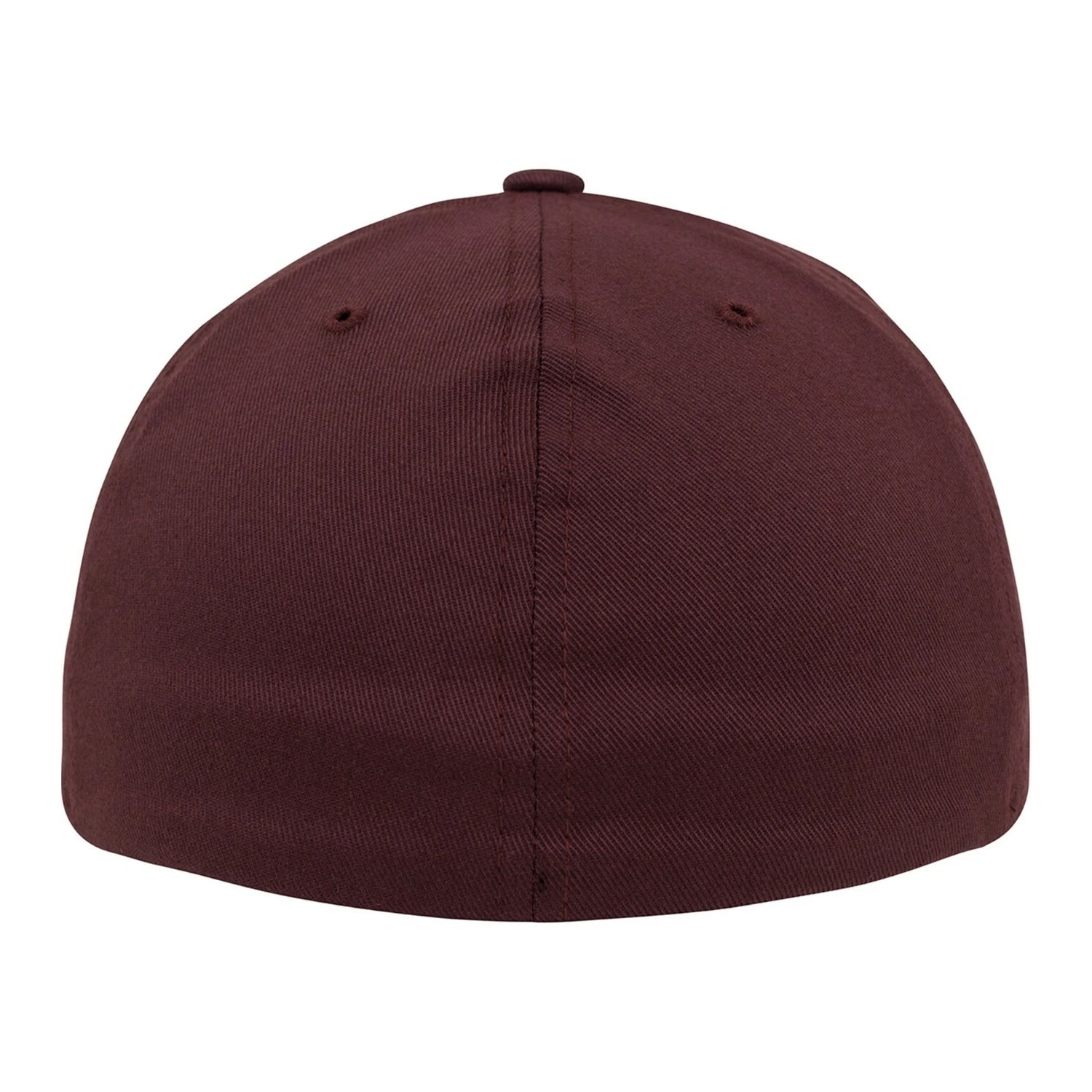 Maroon - Back - Flexfit by Yupoong Unisex Adults Flat Visor Cap