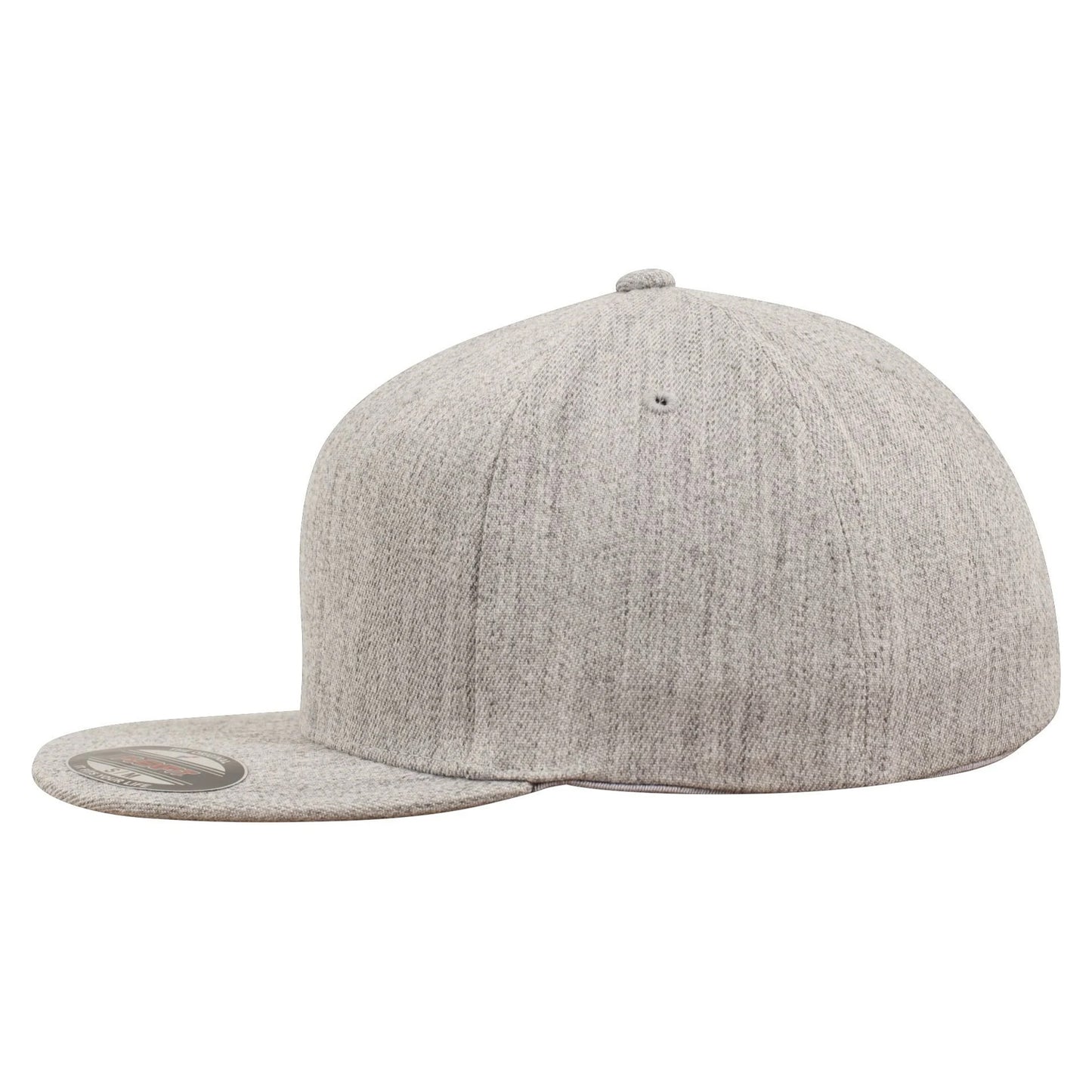 Heather - Back - Flexfit by Yupoong Unisex Adults Flat Visor Cap