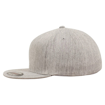 Heather - Back - Flexfit by Yupoong Unisex Adults Flat Visor Cap