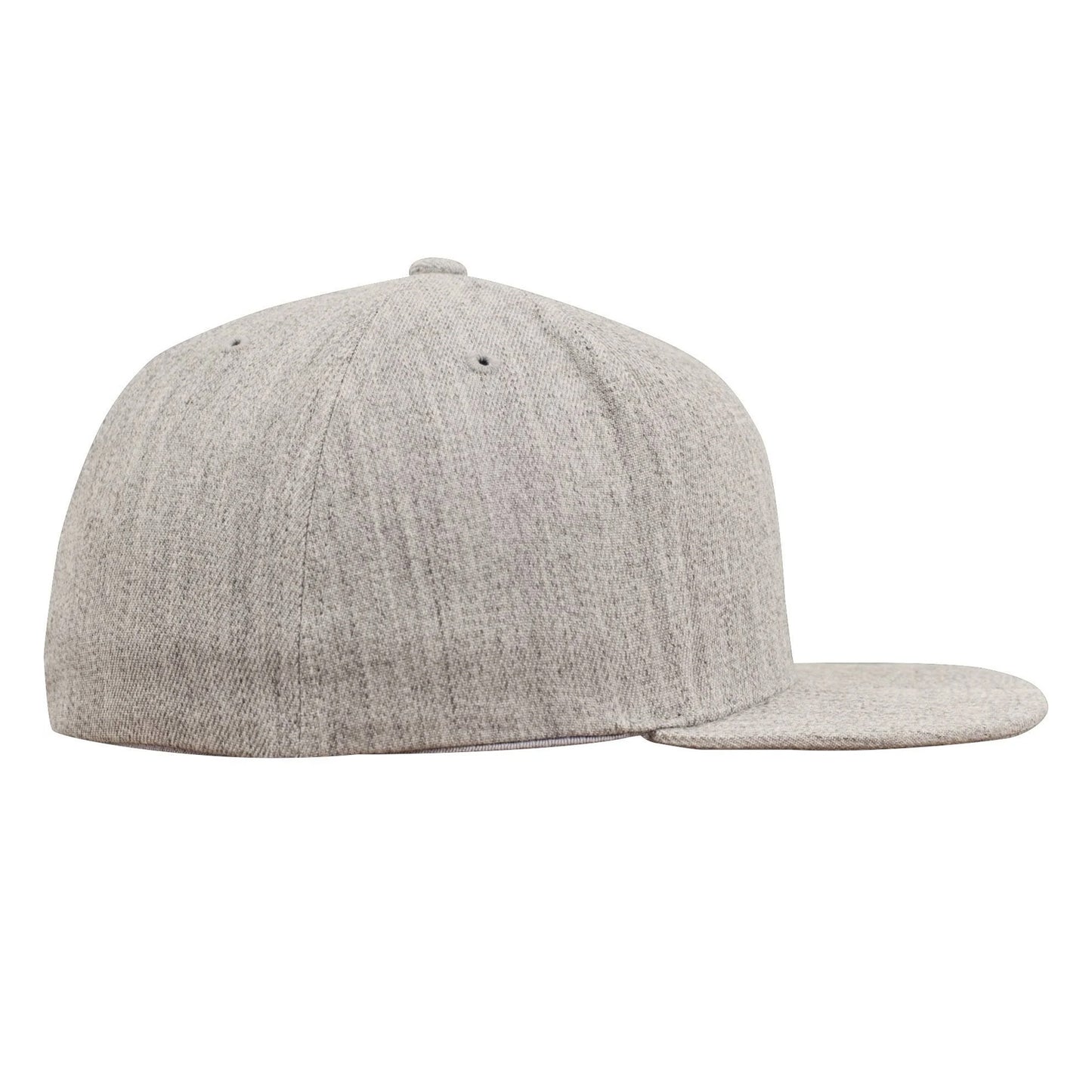 Heather - Side - Flexfit by Yupoong Unisex Adults Flat Visor Cap