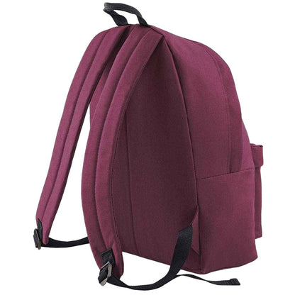 Burgundy - Back - Bagbase Original Plain Backpack