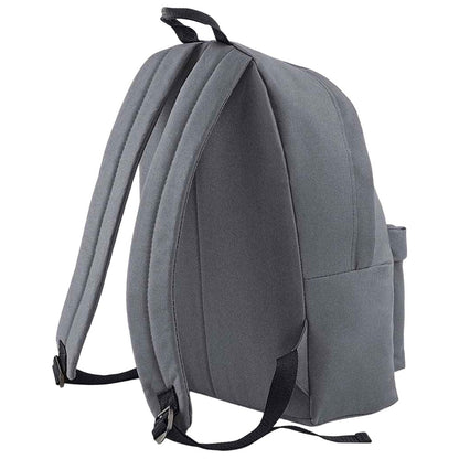 Graphite Grey - Back - Bagbase Original Plain Backpack