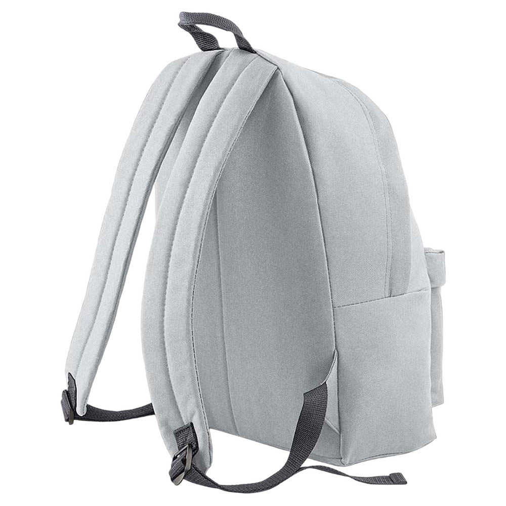 Light Grey-Graphite Grey - Back - Bagbase Original Plain Backpack