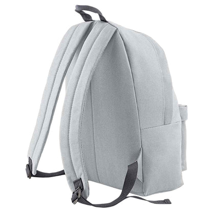 Light Grey-Graphite Grey - Back - Bagbase Original Plain Backpack