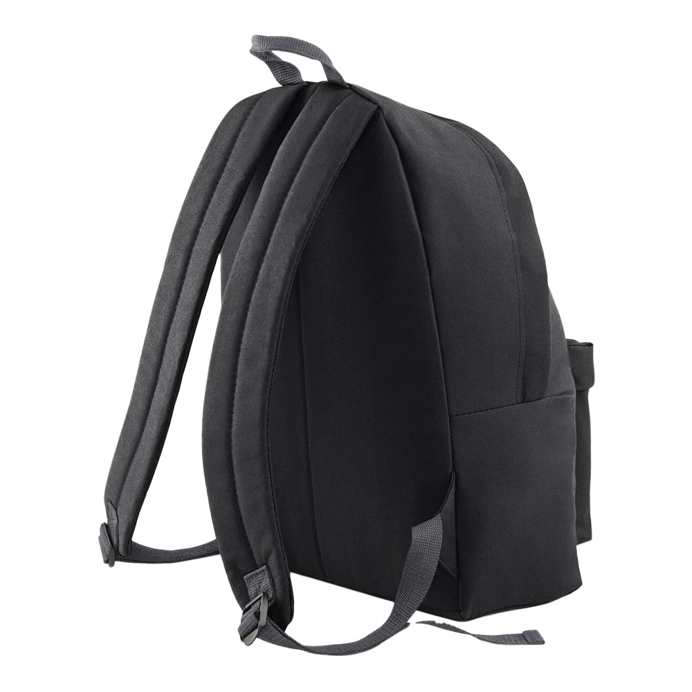 Black - Back - Bagbase Original Plain Backpack