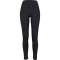 Black - Lifestyle - Build Your Brand Womens-Ladies Jersey Stretch Leggings