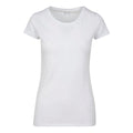 White - Front - Build Your Brand Womens-Ladies Jersey T-Shirt