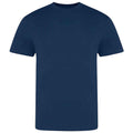 Ink Blue - Front - Awdis Unisex Adult The 100 T-Shirt