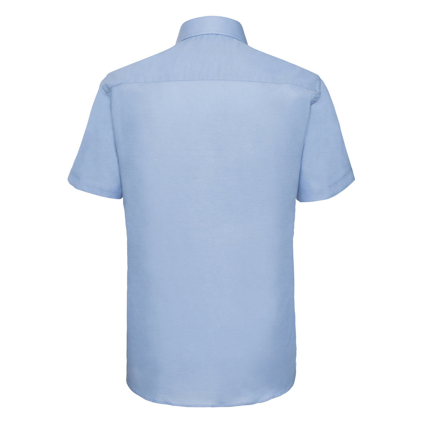 Oxford Blue - Back - Russell Collection Mens Oxford Easy-Care Tailored Shirt