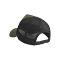 Olive Green-Black - Side - Beechfield Unisex Adult Trucker Cap