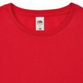 Red - Close up - Fruit Of The Loom Mens Iconic 150 Long-Sleeved T-Shirt