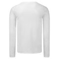 White - Back - Fruit Of The Loom Mens Iconic 150 Long-Sleeved T-Shirt