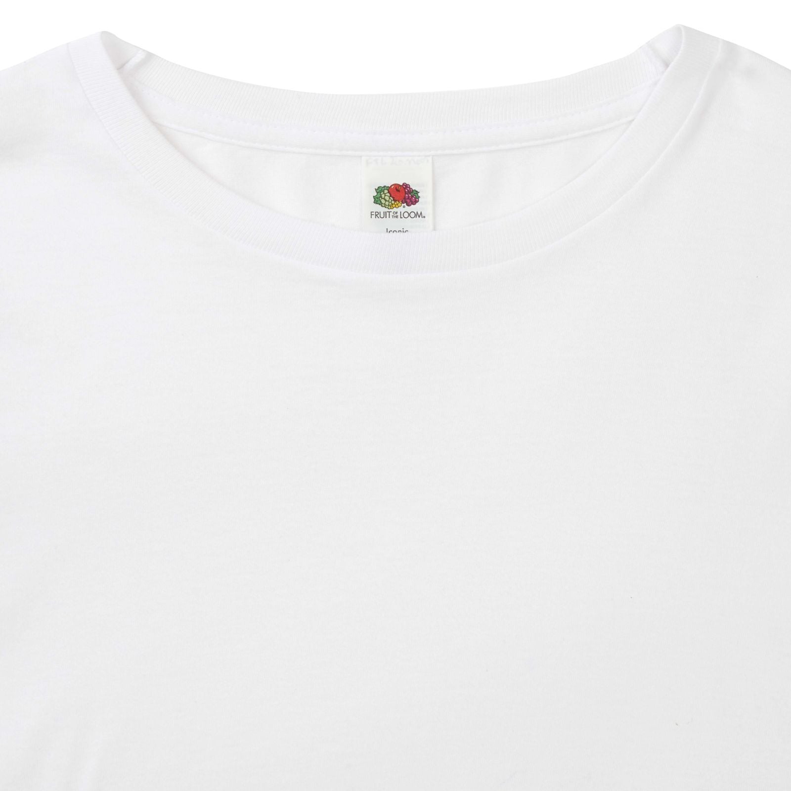 White - Lifestyle - Fruit Of The Loom Mens Iconic 150 Long-Sleeved T-Shirt