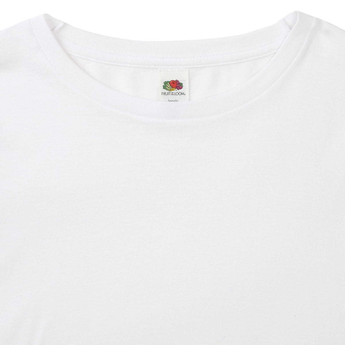 White - Lifestyle - Fruit Of The Loom Mens Iconic 150 Long-Sleeved T-Shirt