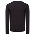 Black - Back - Fruit Of The Loom Mens Iconic 150 Long-Sleeved T-Shirt