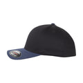 Black-Navy - Back - Flexfit Unisex Adult Two Tone Cap