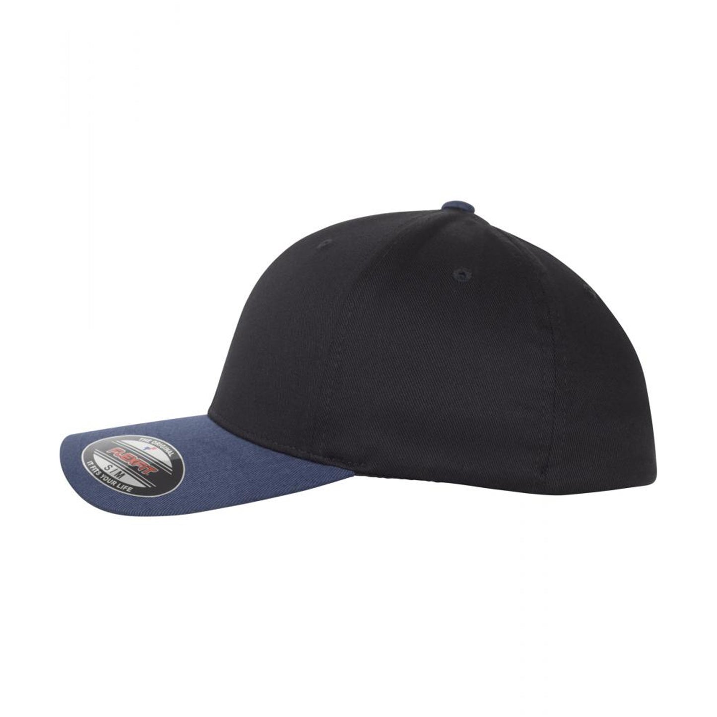 Black-Navy - Back - Flexfit Unisex Adult Two Tone Cap