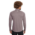 Grey - Back - Under Armour Mens 2.0 Half Zip Technical Top