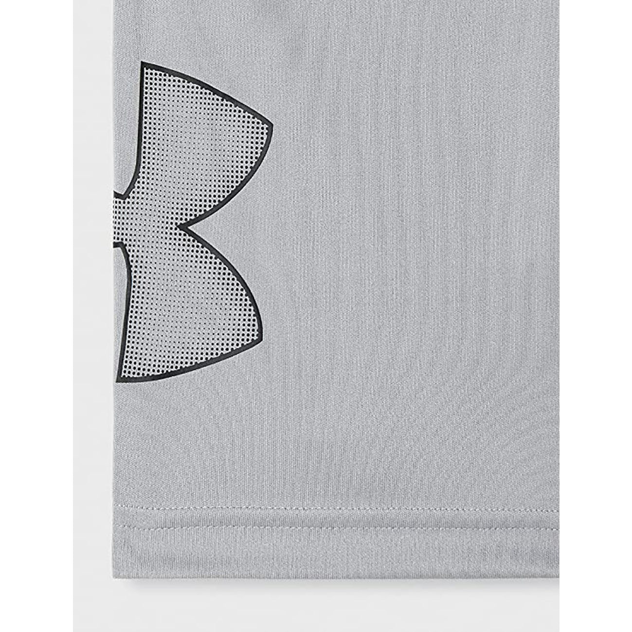 Steel Grey-Black - Close up - Under Armour Mens Tech Shorts