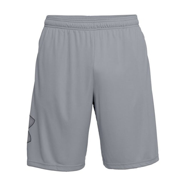 Steel Grey-Black - Front - Under Armour Mens Tech Shorts