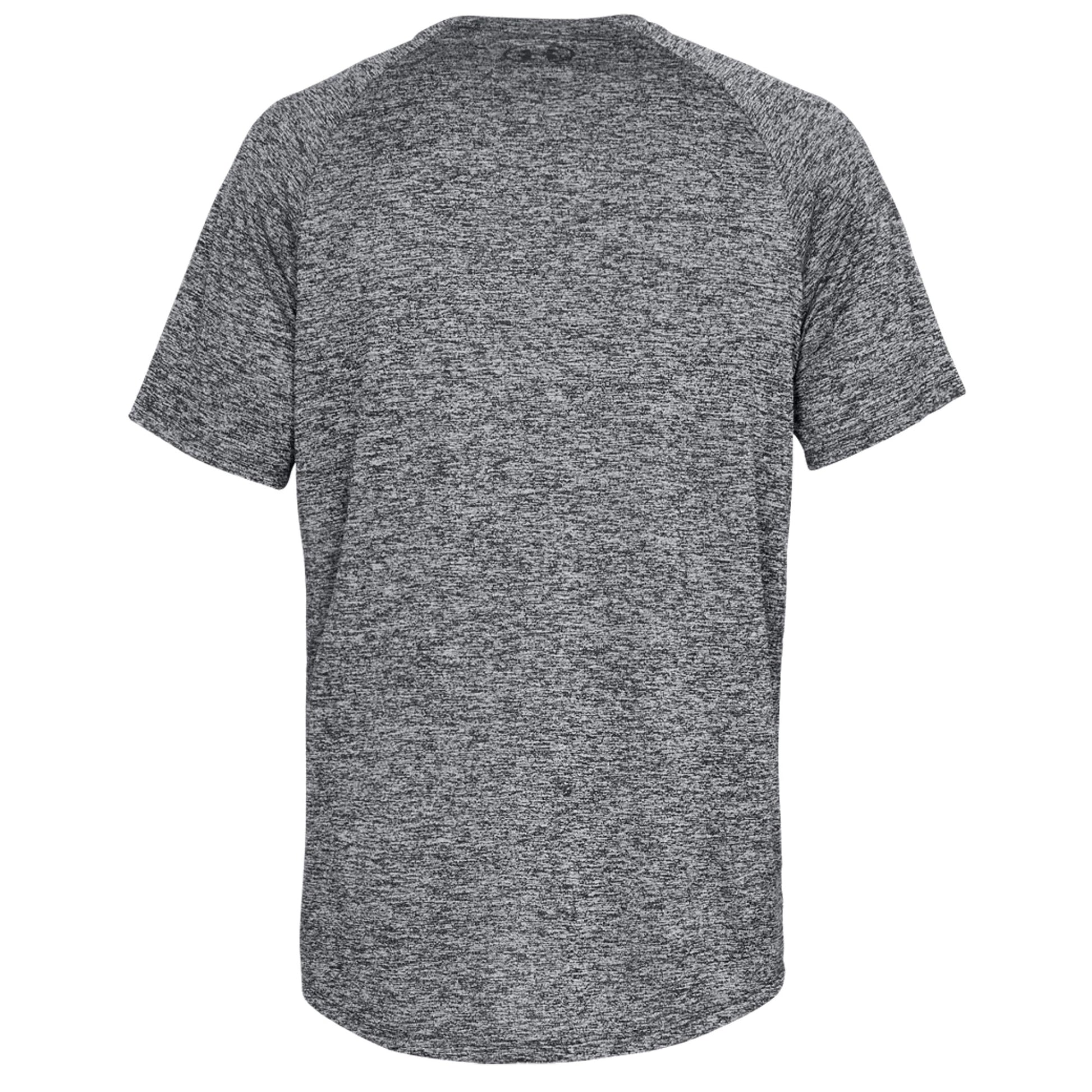 Black - Back - Under Armour Mens Tech T-Shirt