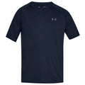 Academy Blue-Graphite - Front - Under Armour Mens Tech T-Shirt