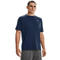 Academy Blue-Graphite - Side - Under Armour Mens Tech T-Shirt