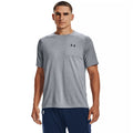 Light Steel Heather-Black - Lifestyle - Under Armour Mens Tech T-Shirt