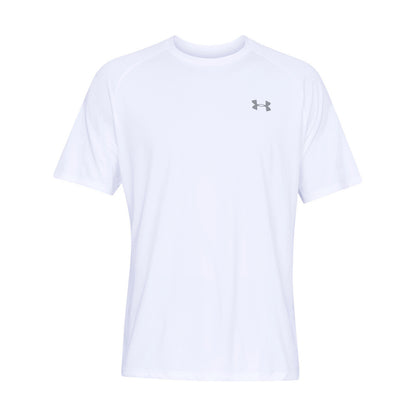 White-Grey - Front - Under Armour Mens Tech T-Shirt