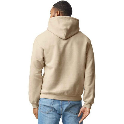 Sand - Back - Gildan Mens Hoodie