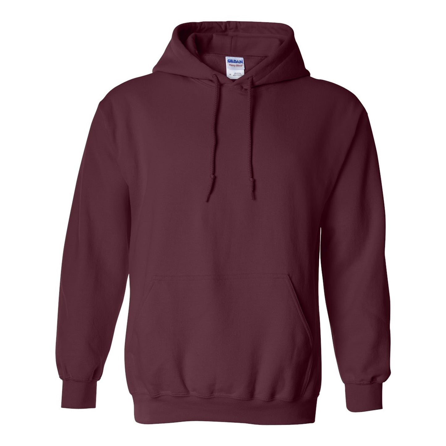 Maroon - Front - Gildan Mens Hoodie