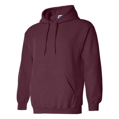 Maroon - Side - Gildan Mens Hoodie