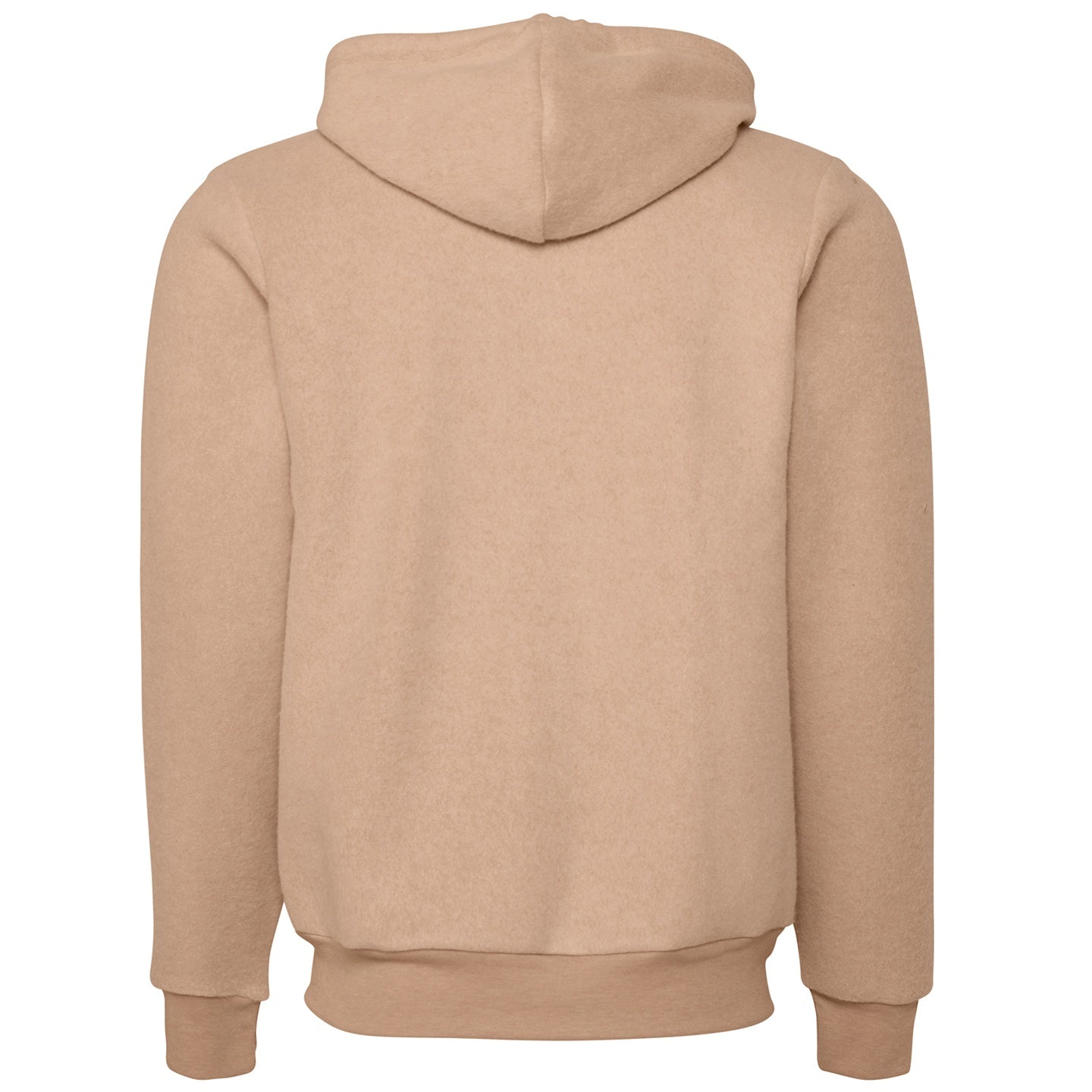 Oatmeal Grey Heather - Side - Bella + Canvas Unisex Adult Hoodie