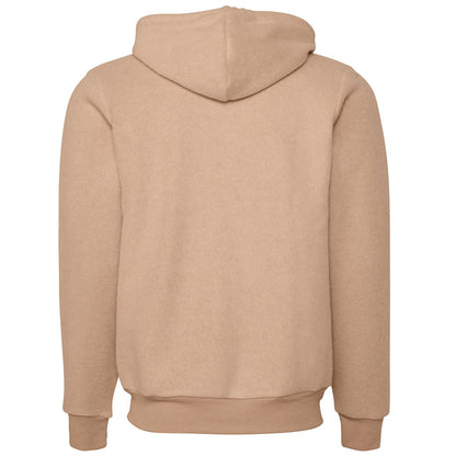 Oatmeal Grey Heather - Side - Bella + Canvas Unisex Adult Hoodie