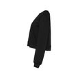 Black - Side - Bella + Canvas Womens-Ladies Fleece