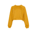 Mustard Yellow Heather - Front - Bella + Canvas Womens-Ladies Fleece