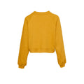 Mustard Yellow Heather - Back - Bella + Canvas Womens-Ladies Fleece