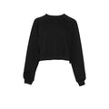 Black - Front - Bella + Canvas Womens-Ladies Fleece