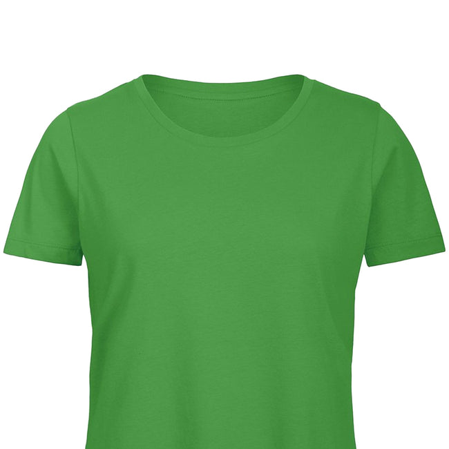 Real Green - Back - B&C Womens-Ladies Organic T-Shirt