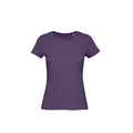 Urban Purple - Front - B&C Womens-Ladies Organic T-Shirt