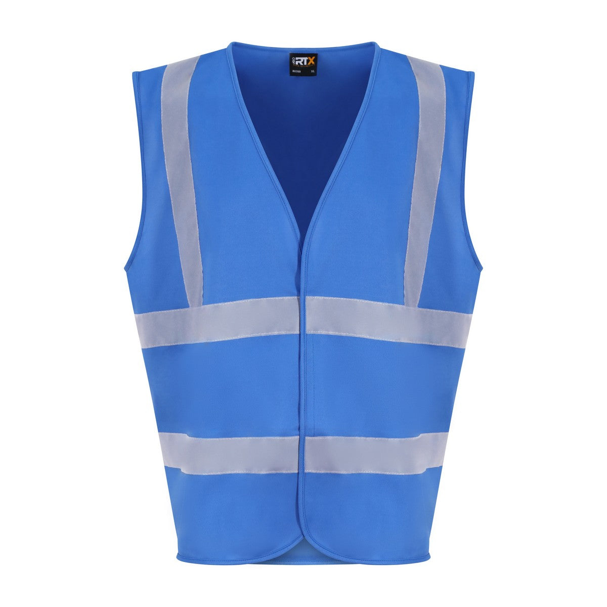 Sapphire Blue - Front - PRO RTX Unisex Adult Sleeveless Hi-Vis Vest