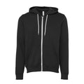 Dark Grey - Front - Bella + Canvas Unisex Adult Polycotton Pullover Hoodie