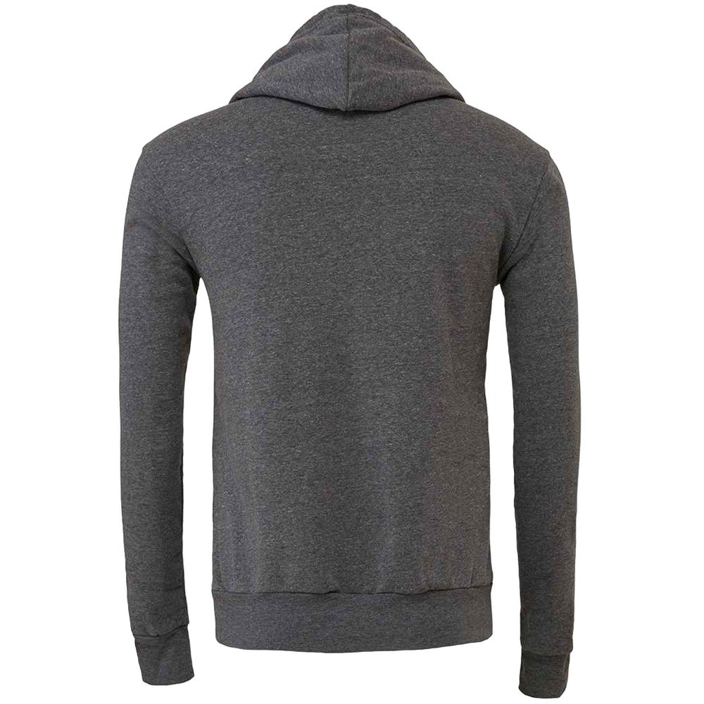 Deep Heather - Back - Bella + Canvas Unisex Adult Polycotton Pullover Hoodie