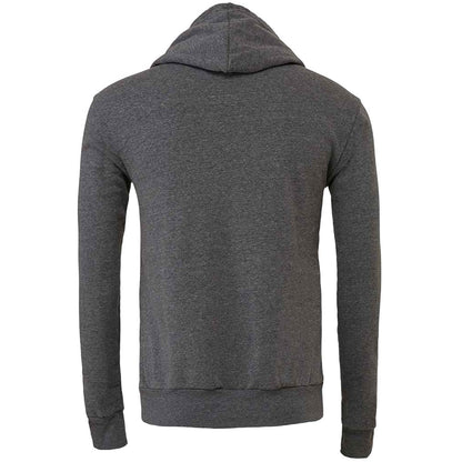 Deep Heather - Back - Bella + Canvas Unisex Adult Polycotton Pullover Hoodie