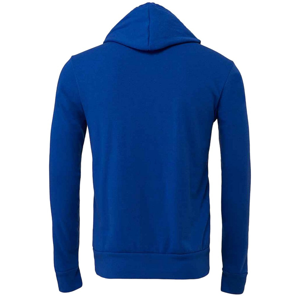 True Royal - Back - Bella + Canvas Unisex Adult Polycotton Pullover Hoodie