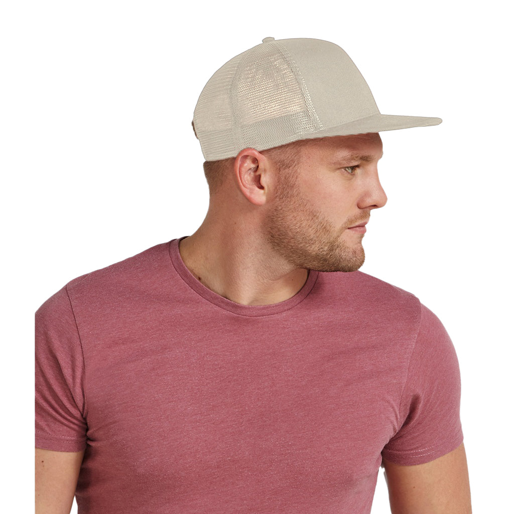 Sand - Back - Beechfield Unisex Adult Trucker Cap